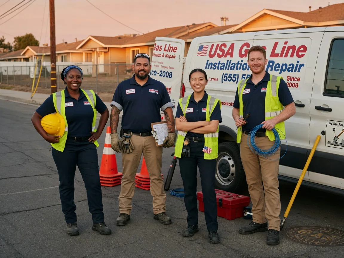 Gas Line Installation company in Fullerton, ND